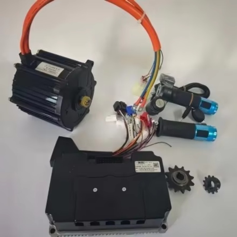 Mid Drive Motor Kit 72V 5000W - ชุดแปลงมอเตอร์ขับกลาง 5000W 72V 35H พร้อมชุดควบคุมเอนโค้ดเดอร์ Fardriver